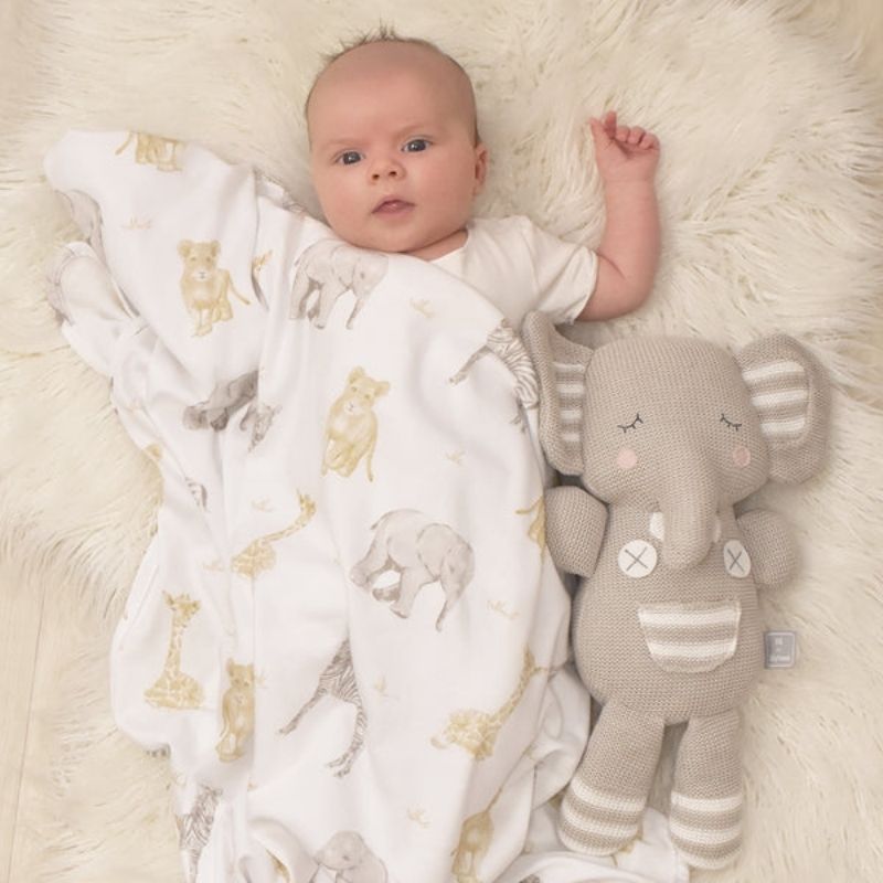 2 Pack Jersey Swaddle Savanna Babies