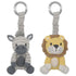 Stroller Toy 2 Pack Lion and Zebra
