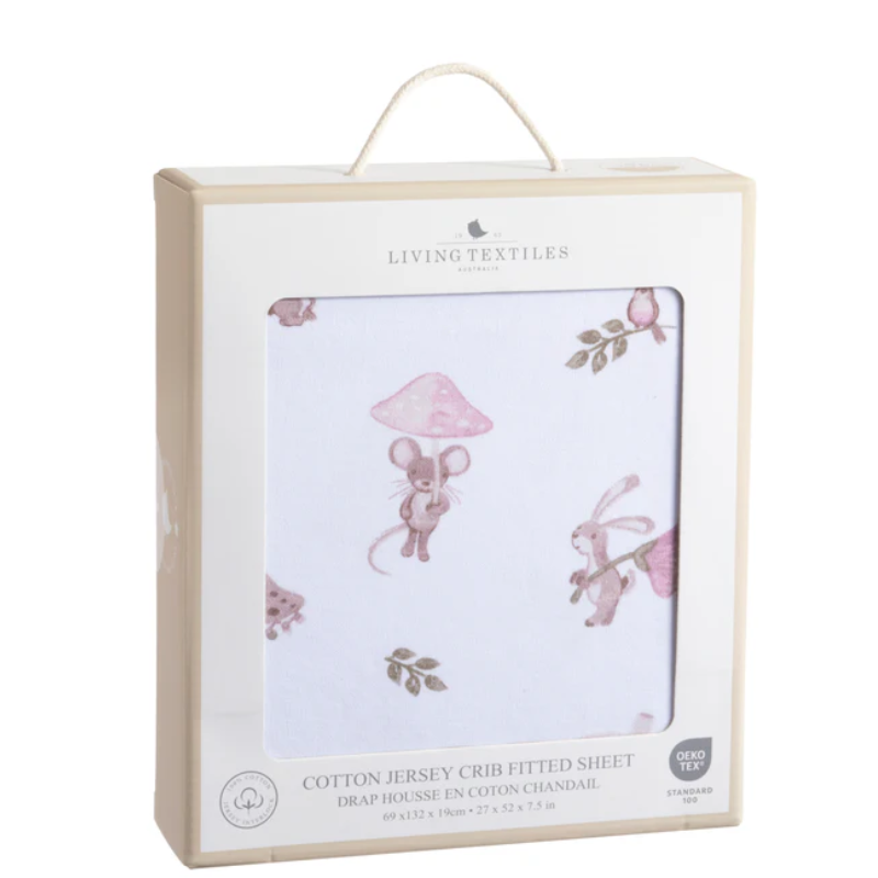 Cotton Jersey Fitted Crib Sheets