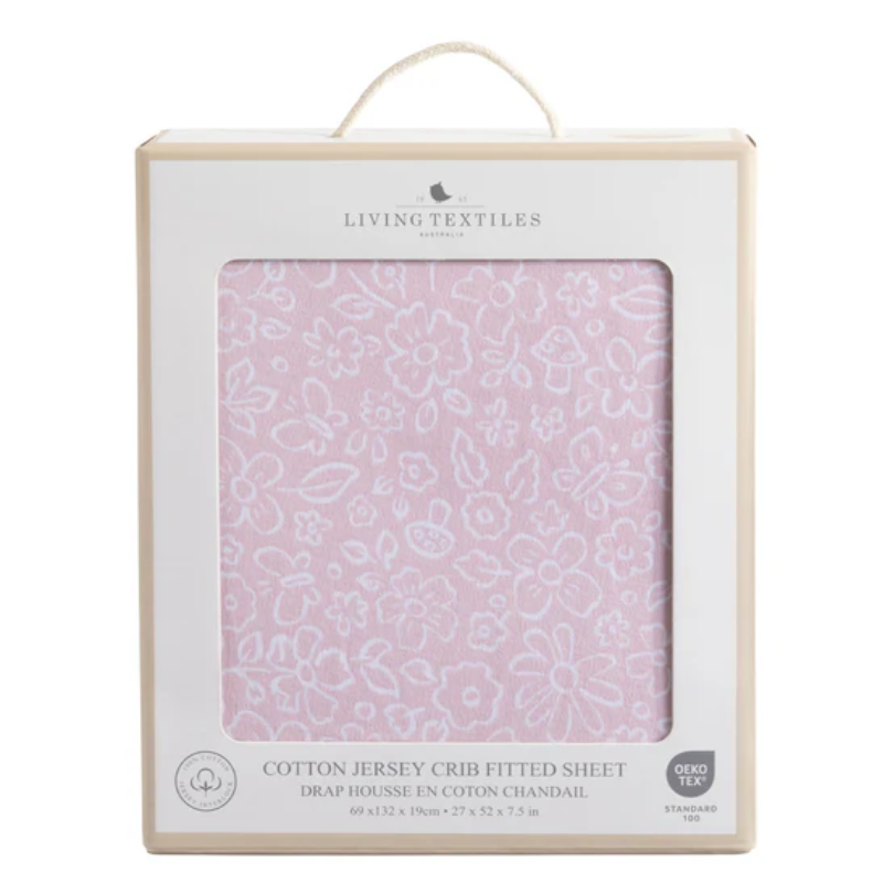 Cotton Jersey Fitted Crib Sheets