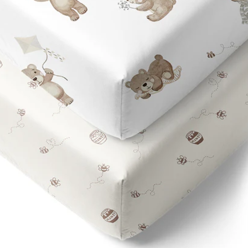 Cotton Jersey Fitted Crib Sheets