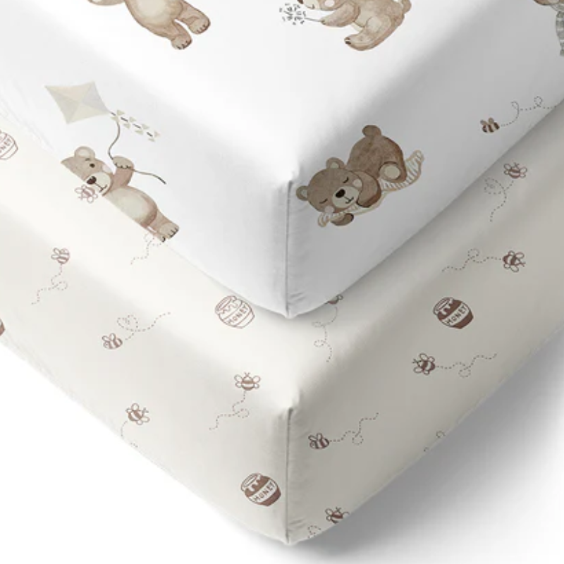 Cotton Jersey Fitted Crib Sheets