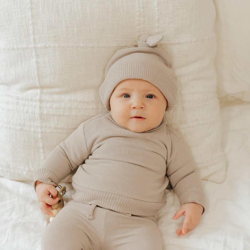 Organic Pique Knotted Hat