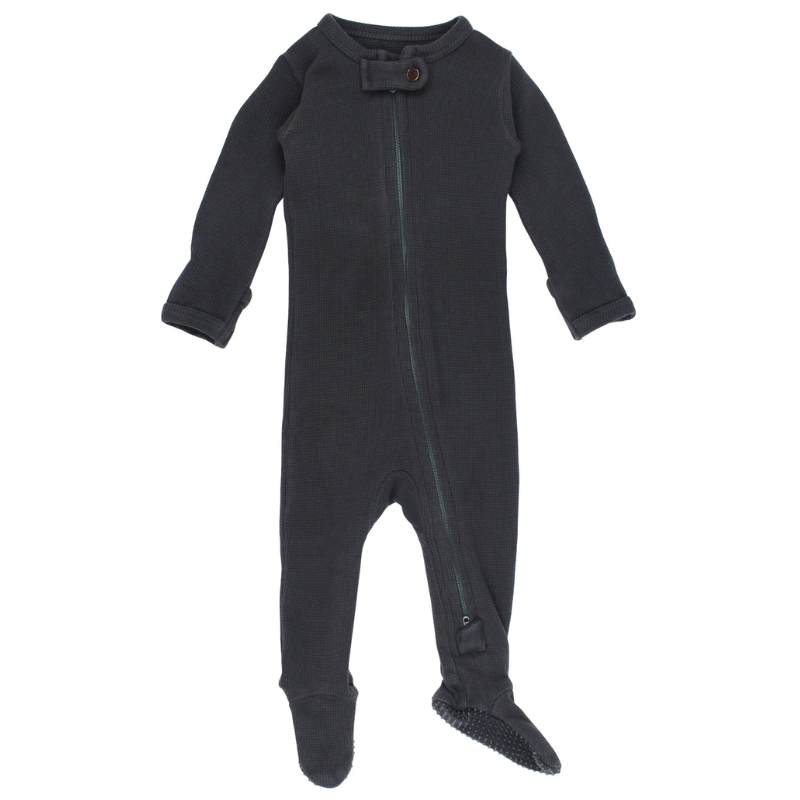 Organic Thermal 2-Way Zipper Footie