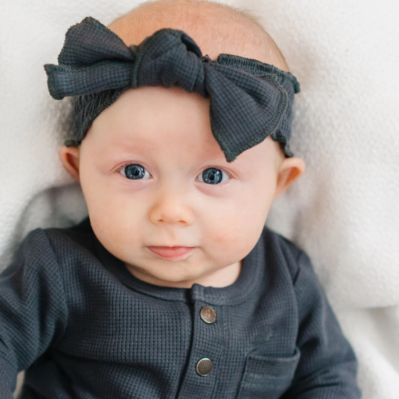 Organic Thermal Smocked Headband