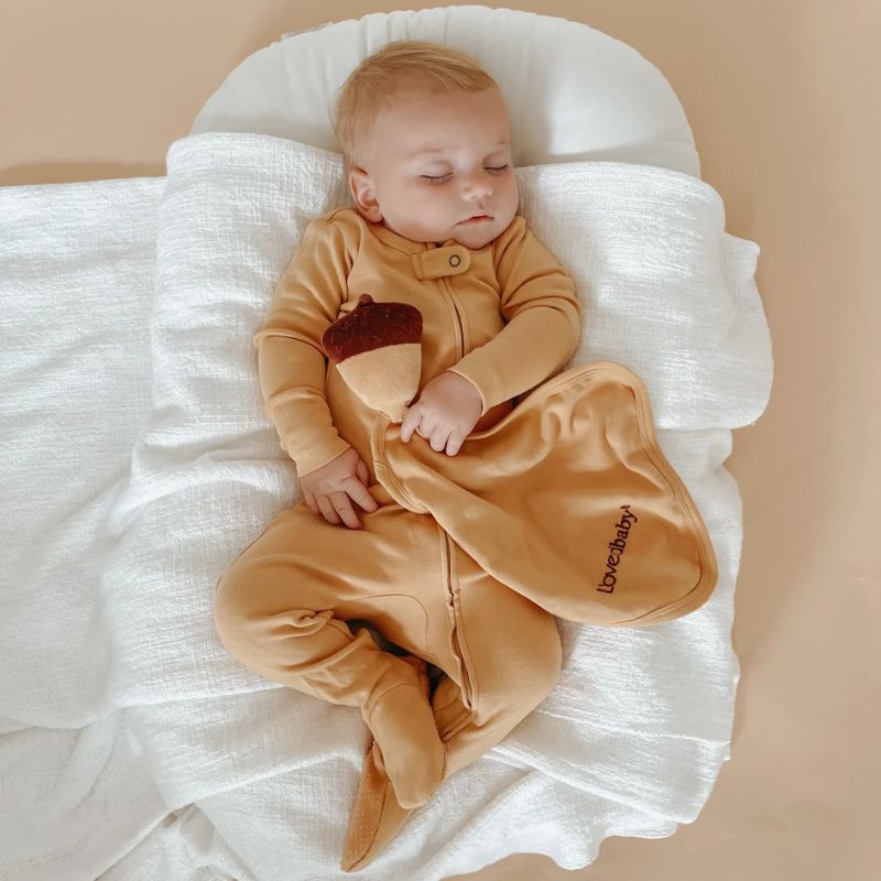 Organic Cotton Acorn Lovey Honey