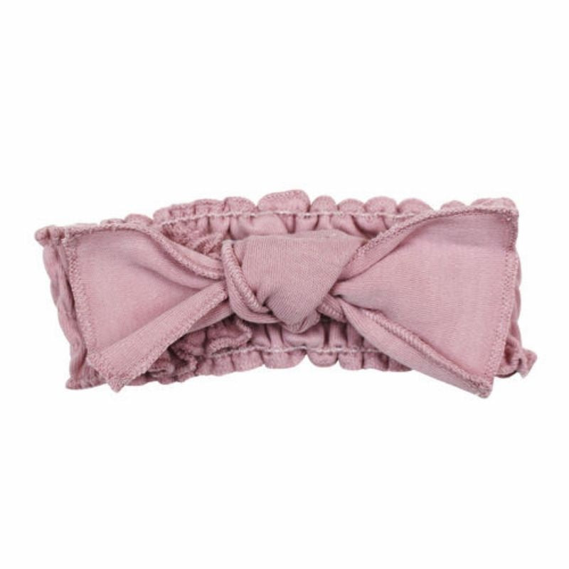 Organic Smocked Tie Headband