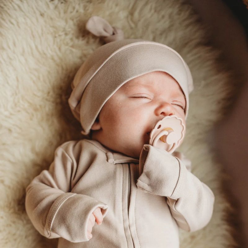 Top-Knot Hat Oatmeal