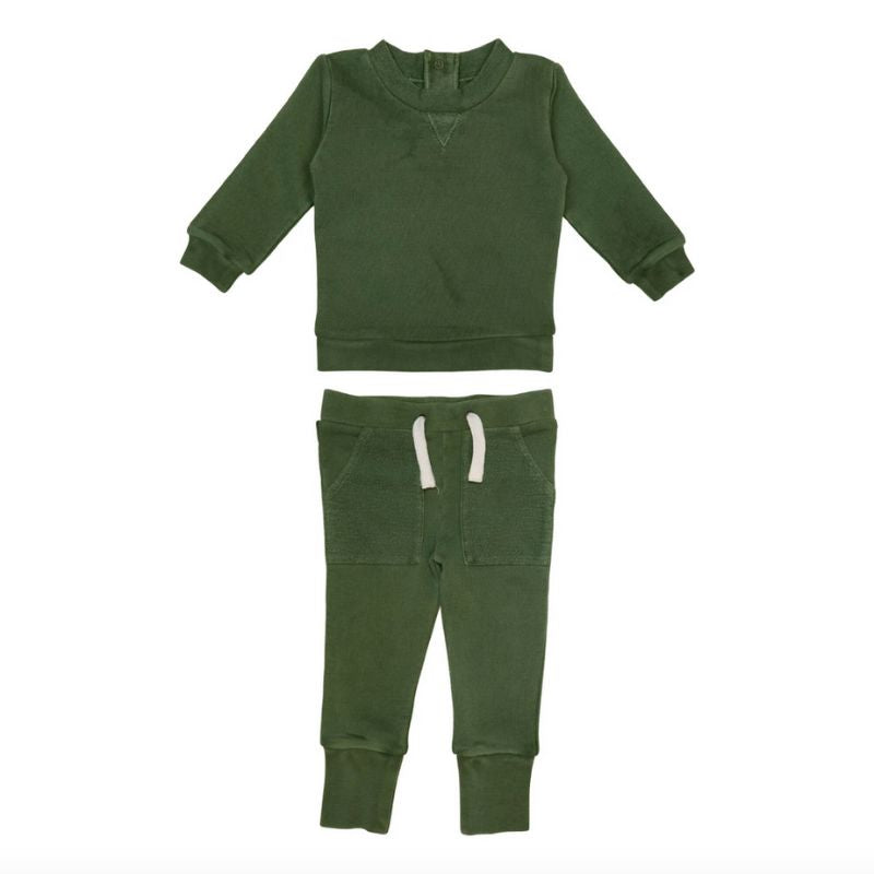 French Terry Sweatshirt & Jogger Set