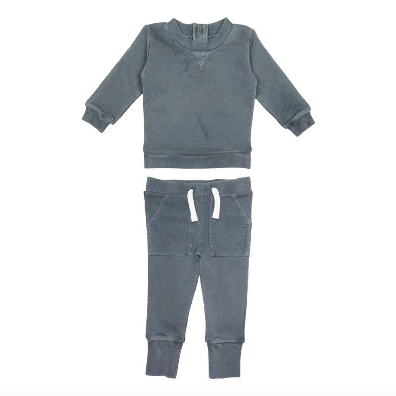 French Terry Sweatshirt & Jogger Set
