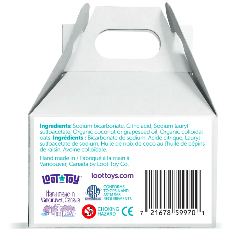 Bombes de bain lunaires avec jouet