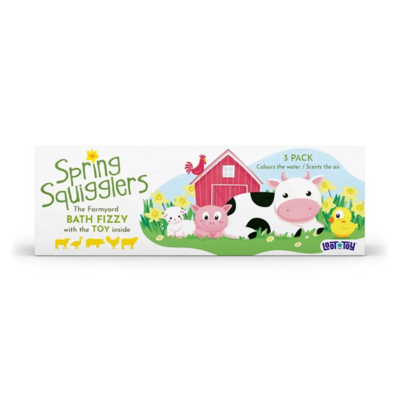 Spring Squigglers Bath Fizzy - 3 Pack