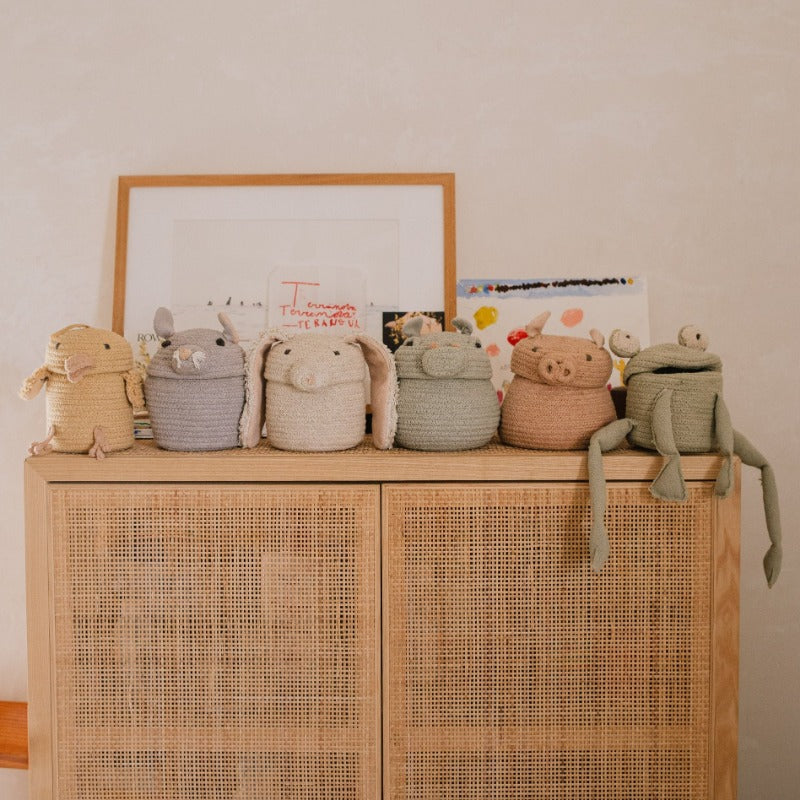 Paniers d'animaux décoratifs