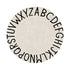 Round ABC Washable Rug