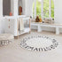 Round ABC Washable Rug