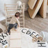 Round ABC Washable Rug