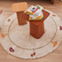 Washable Round Rug Chanterelle