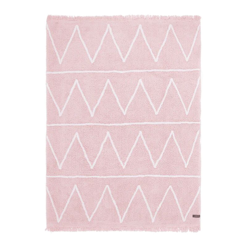 Hippy Washable Rug Pink