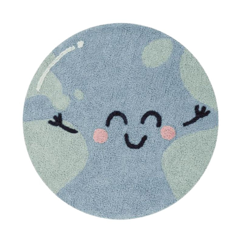 Big Big World - Washable Round Rug