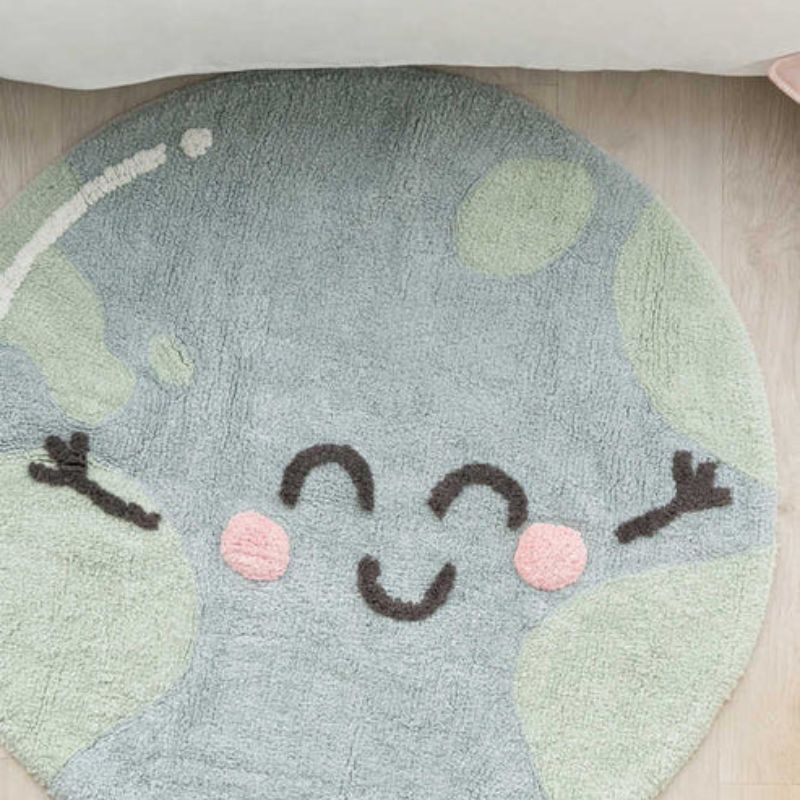 Big Big World - Washable Round Rug
