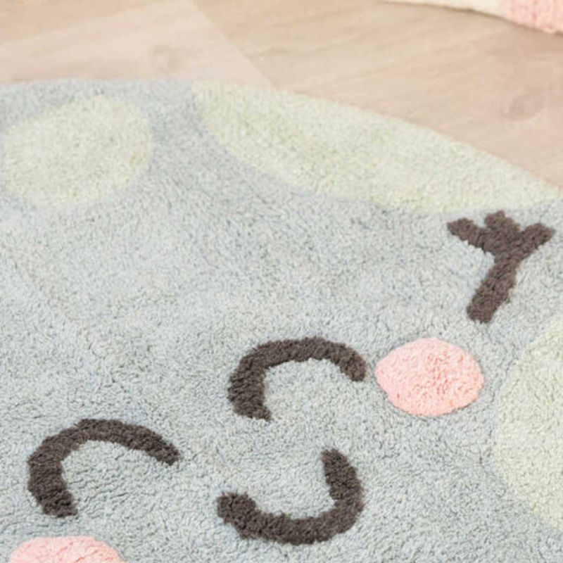 Big Big World - Washable Round Rug