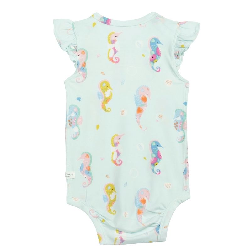 Short Sleeve Bodysuit Seahorse