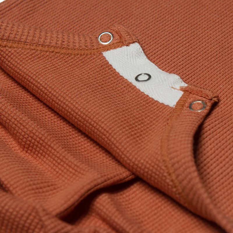 Waffle Long Sleeve Bodysuits Sienna