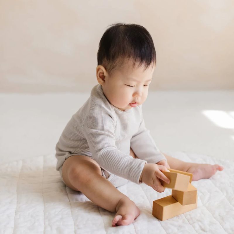 Waffle Long Sleeve Bodysuits