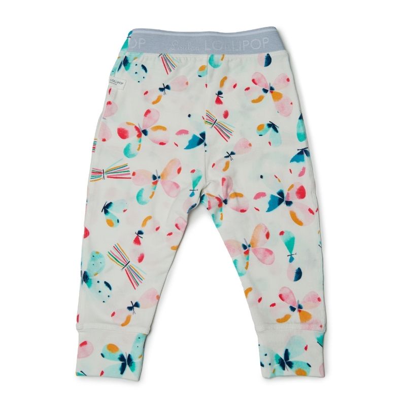 Baby Pants in Tencel Butterfly