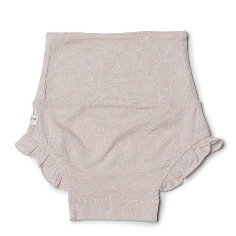 Bloomers With Ruffles Sepia Rose Floral