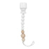 Colour Pop Silicone & Wood Pacifier Clips Snow White