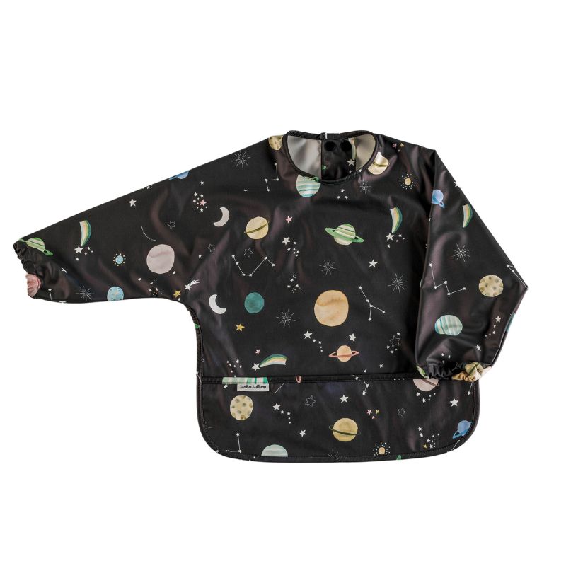 Long Sleeve Waterproof Bib Planets