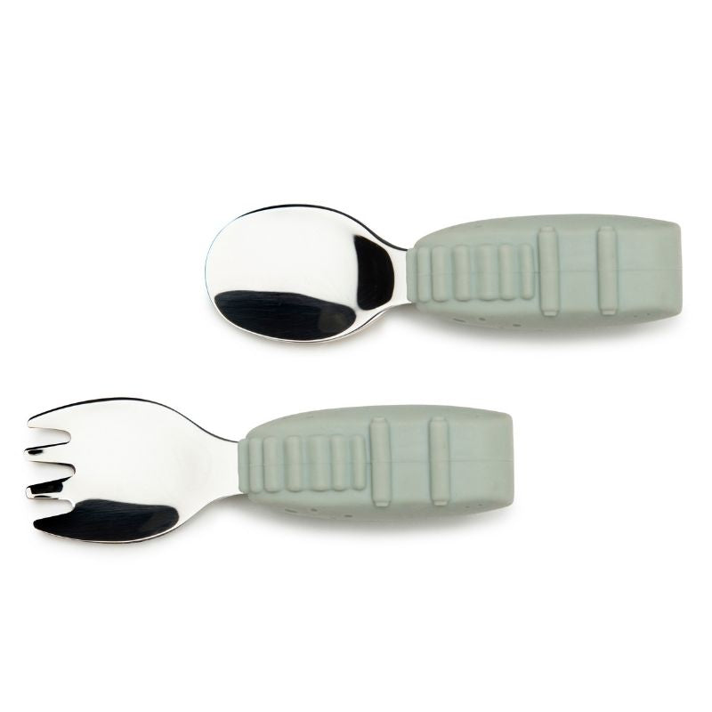 Toddler Learning Spoon and Fork Set Atlas the Alligator