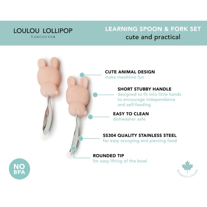 Toddler Learning Spoon and Fork Set