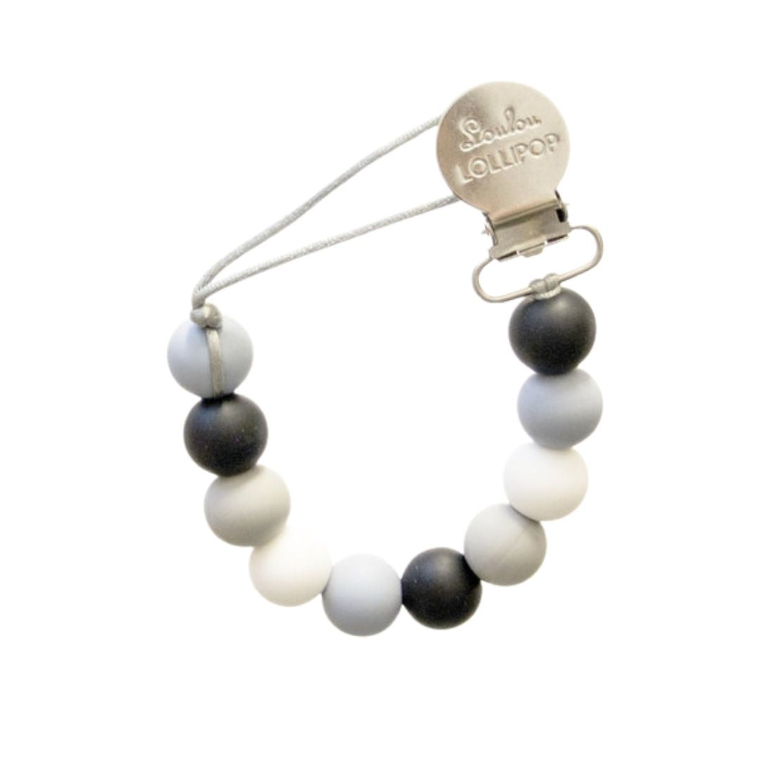 Pacifier Clip black & blue