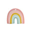 Silicone Teethers w/o Clips Pastel Rainbow
