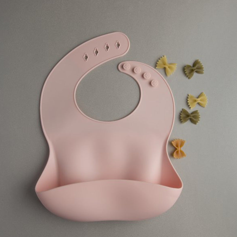Silicone Bibs Pink Quartz