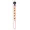 Silicone Pacifier Clip Daisy Pink
