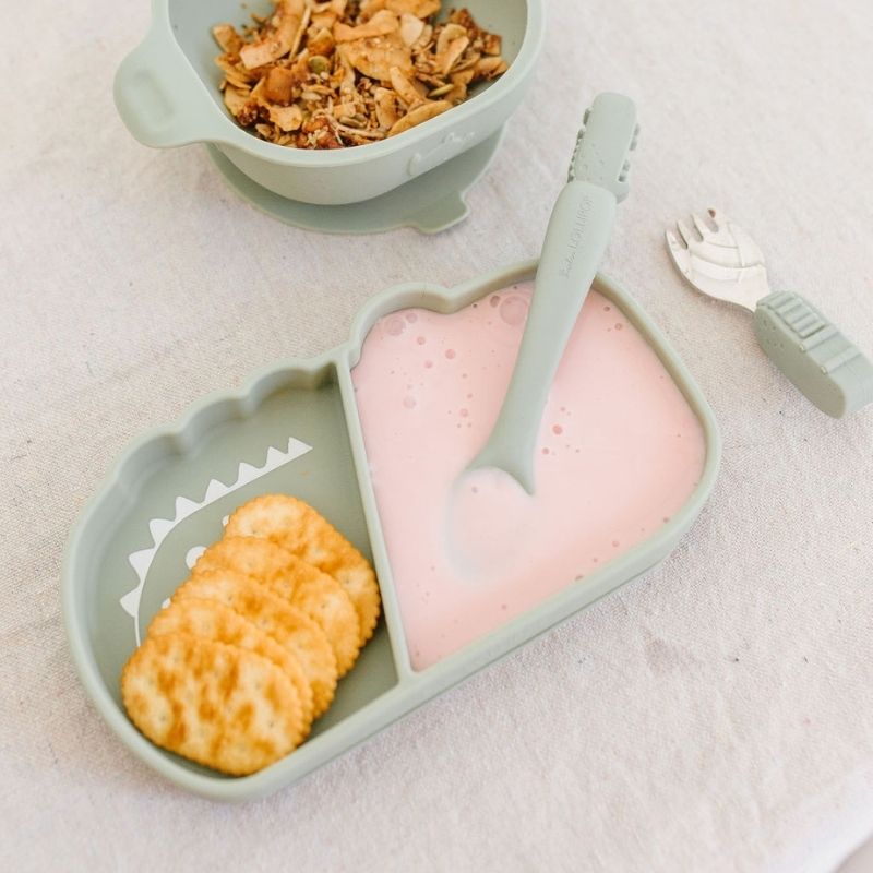 Silicone Snack Plates Atlas the Alligator