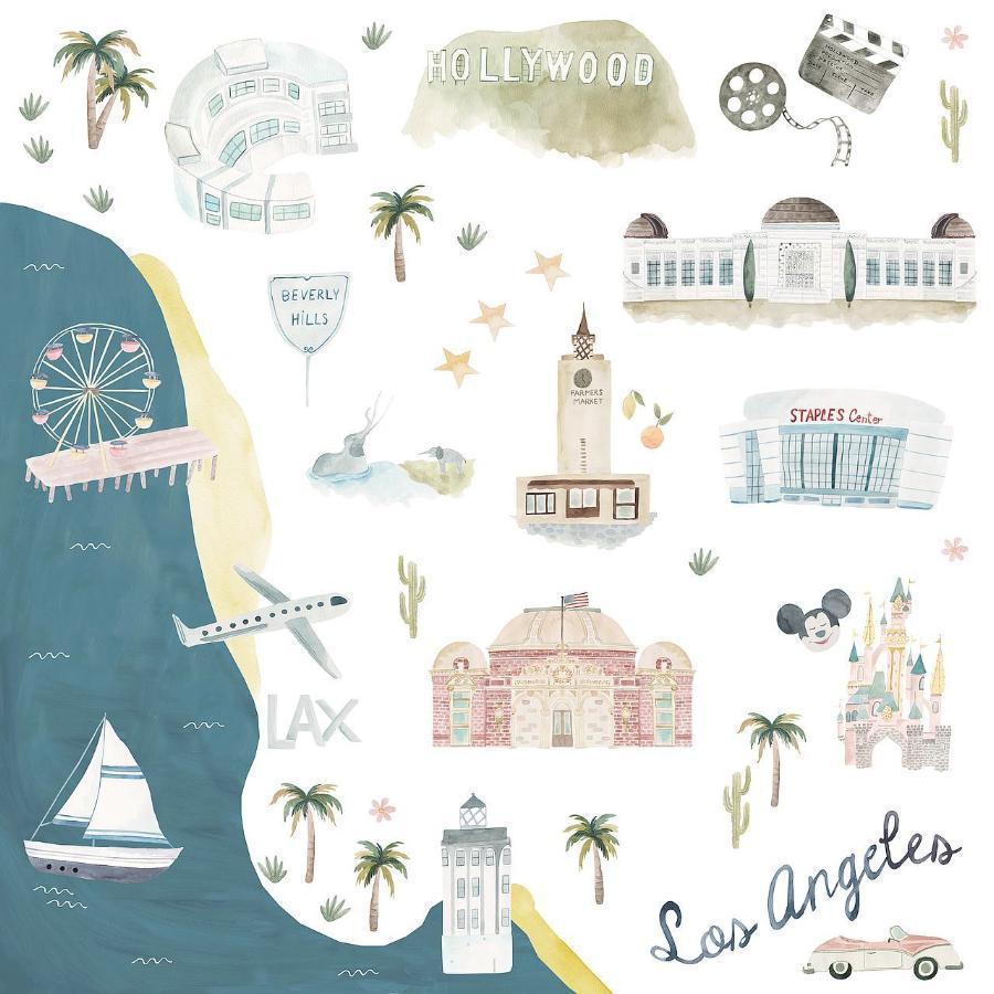 Luxe Muslin Swaddle - World Cities