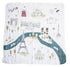 Luxe Muslin Swaddle - World Cities