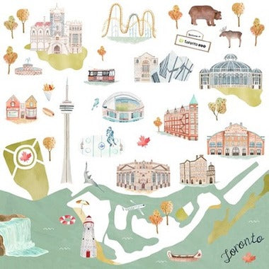 Luxe Muslin Swaddle - World Cities