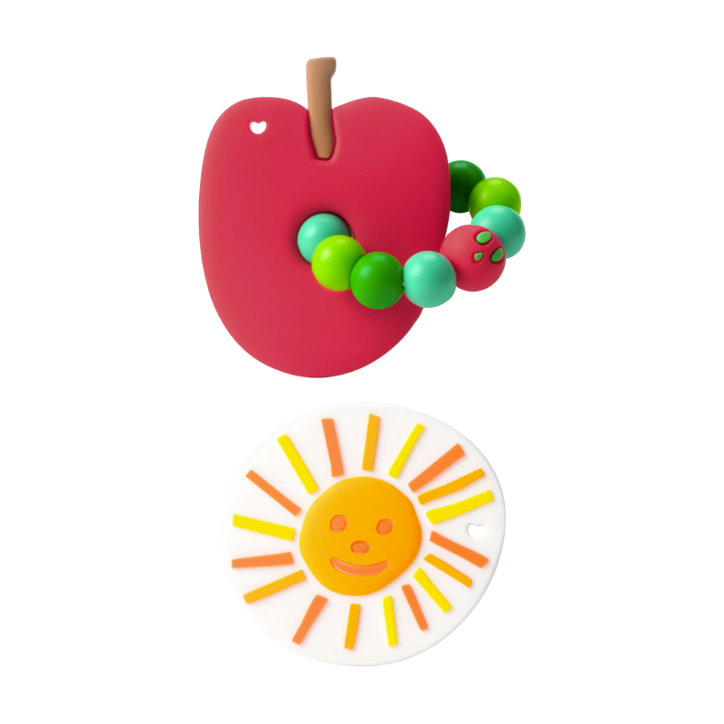 Ensemble de dentition en silicone Pomme et Soleil - Eric Carle 