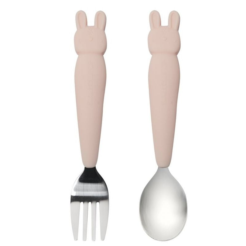 Kid's Spoon/Fork Set Bunny