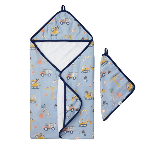 Hooded Towel + Wash Cloth Sets | Snuggle Bugz | Canada's Baby Store