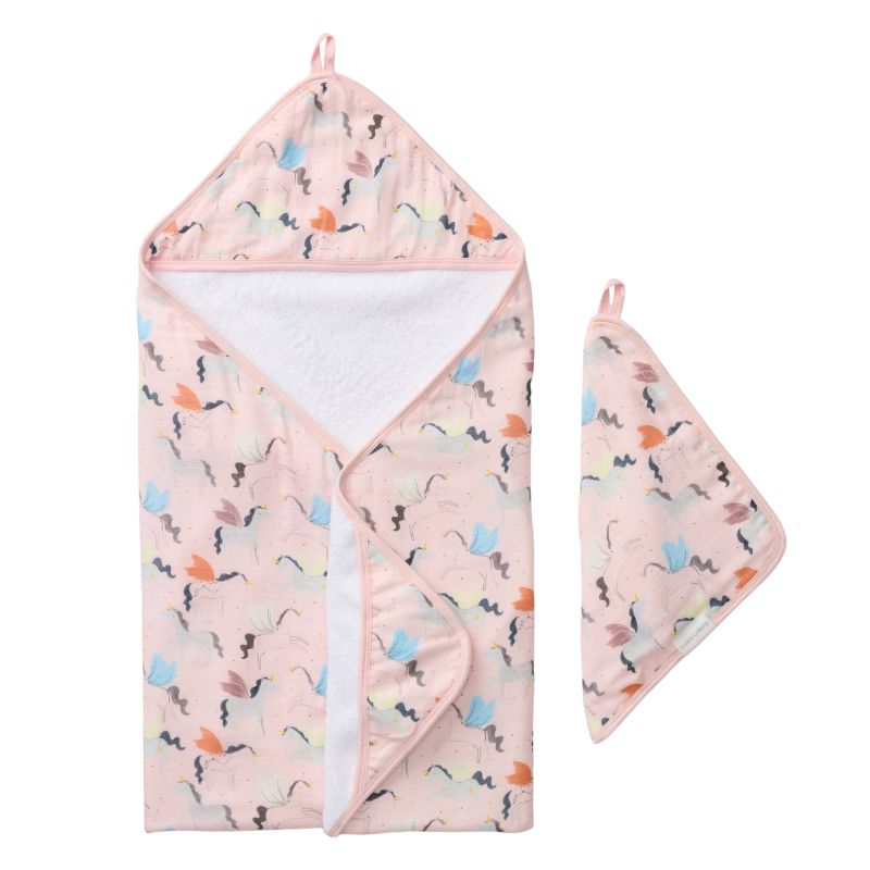 Hooded Towel + Wash Cloth Sets