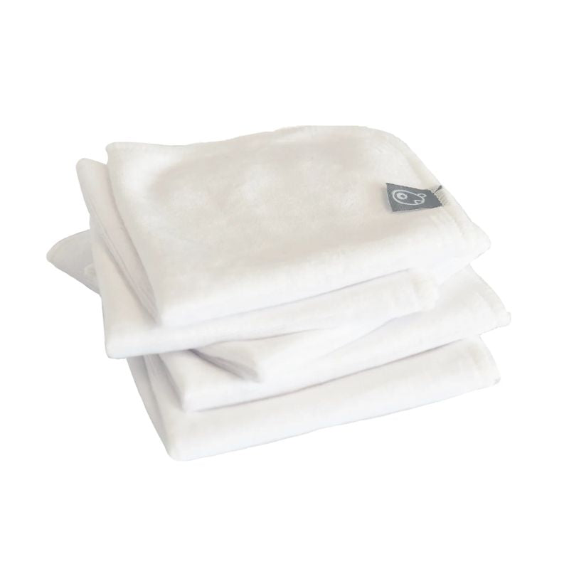Washable Wipes - 5 Pack White