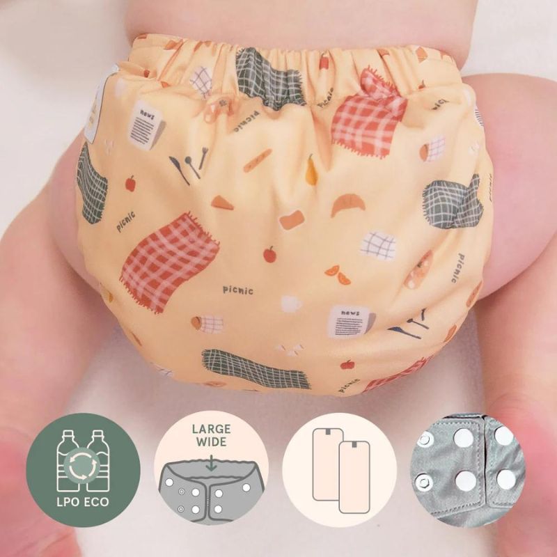 Wide Elastic Pocket Diaper