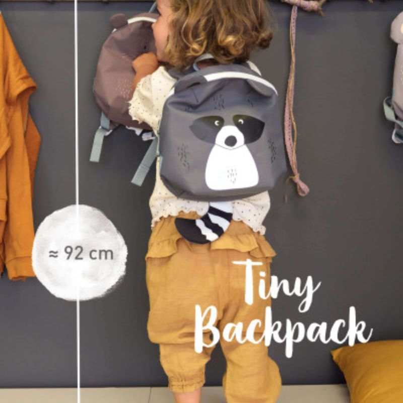 Tiny Backpack  Racoon