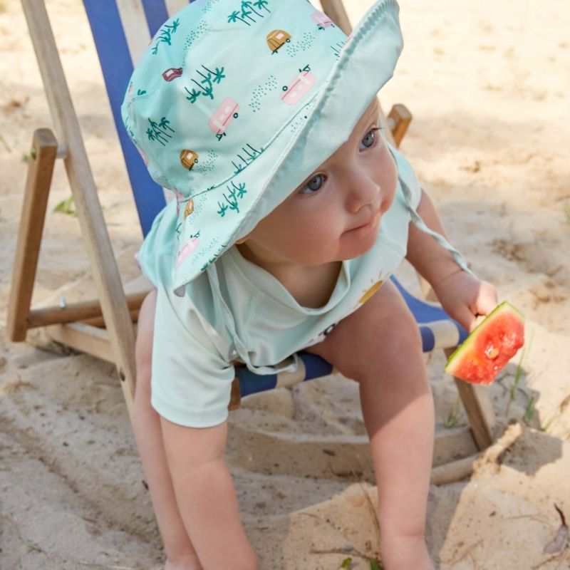 Short Sleeve Rashguard Caravan Mint